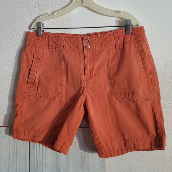 Eddie Bauer Mercer Fit Pocket Rust Color Women's Shorts Sz 10 - Picture 2 of 11